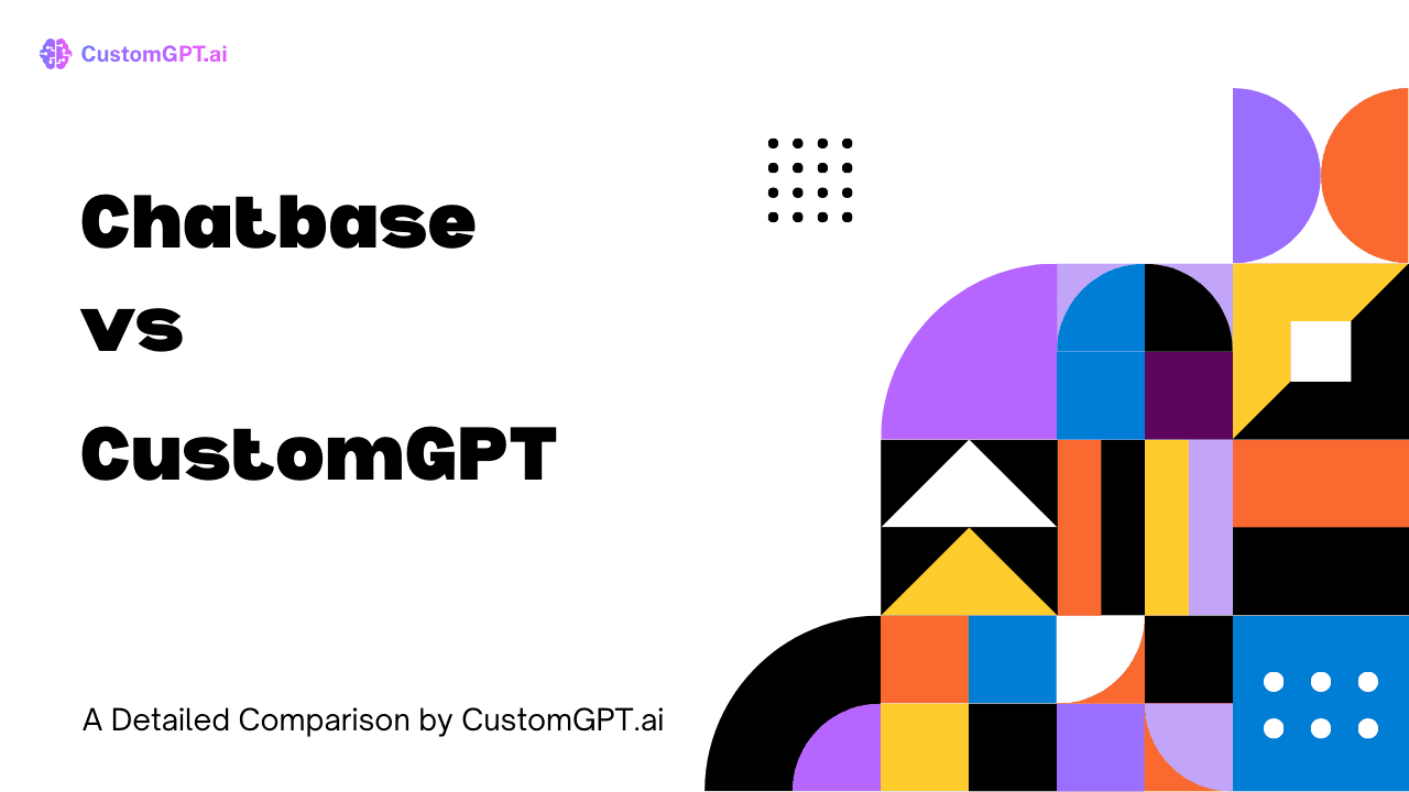 Comparison Image cover for the blog Chatbase vs CustomGPT