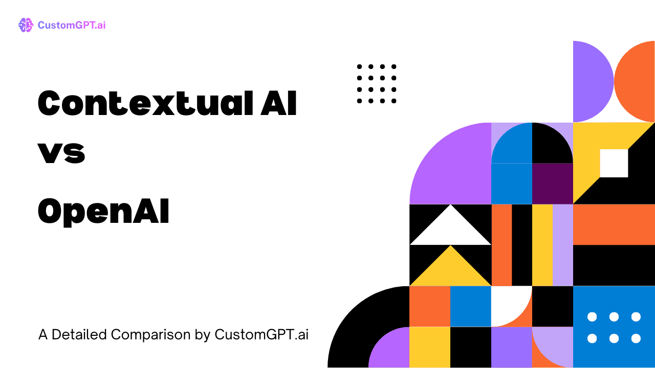 Comparison Image cover for the blog Contextual AI vs OpenAI