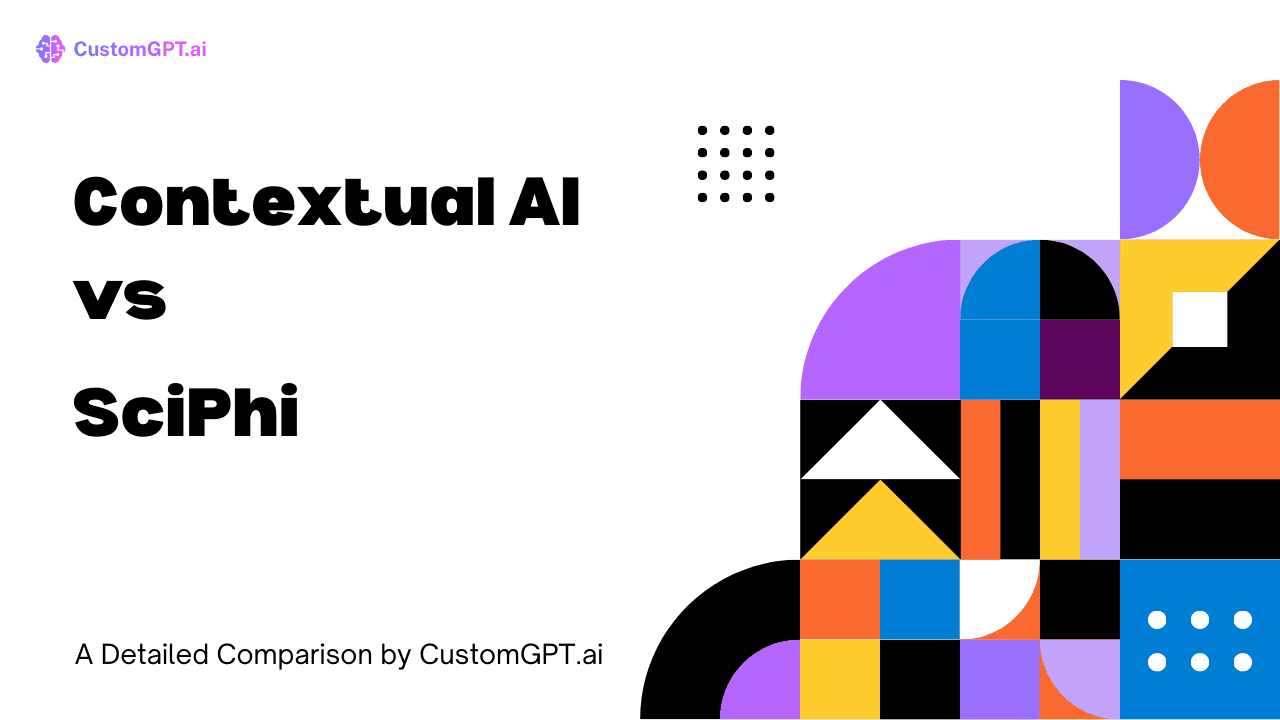 Comparison Image cover for the blog Contextual AI vs SciPhi