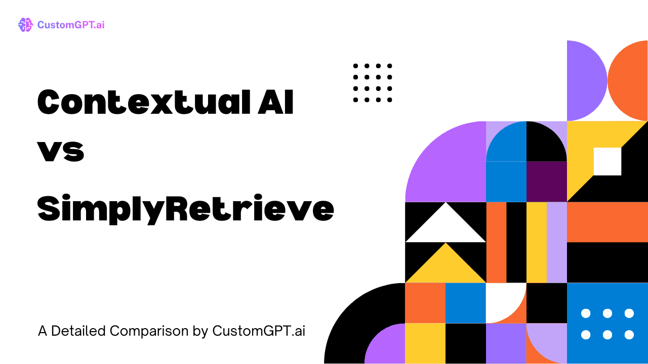 Comparison Image cover for the blog Contextual AI vs SimplyRetrieve