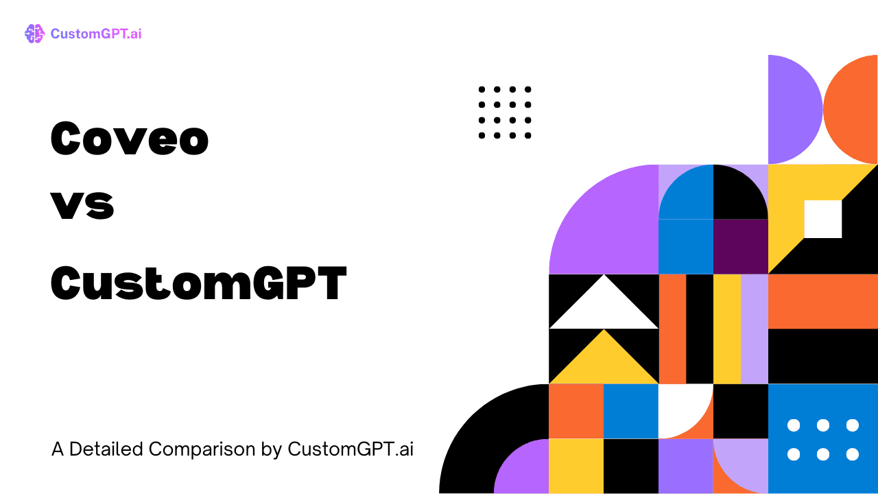 Comparison Image cover for the blog Coveo vs CustomGPT