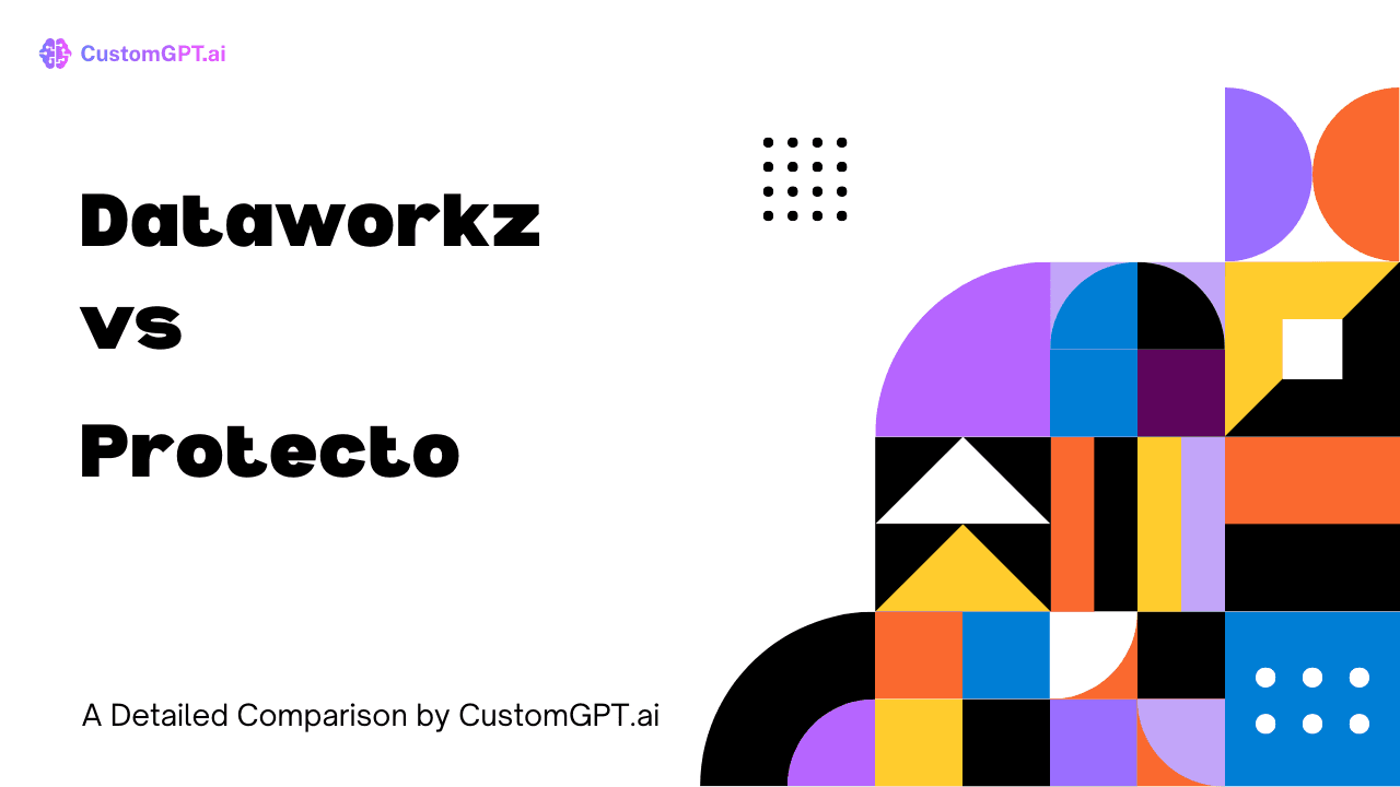 Comparison Image cover for the blog Dataworkz vs Protecto
