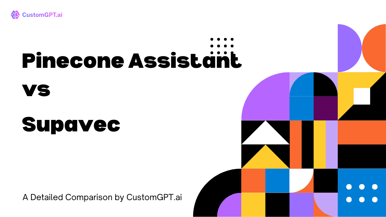 Comparison Image cover for the blog Pinecone Assistant vs Supavec